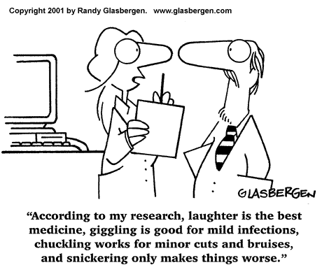Today Cartoons on Since Laughter Is The Best Medicine You May As Well Smile As You Read
